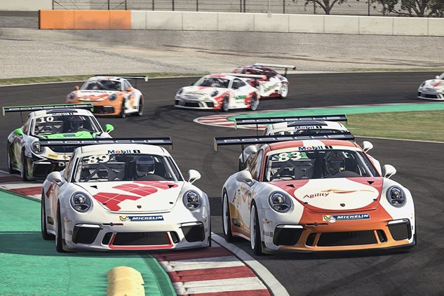 Watch the second rounds of the virtual Porsche Supercup