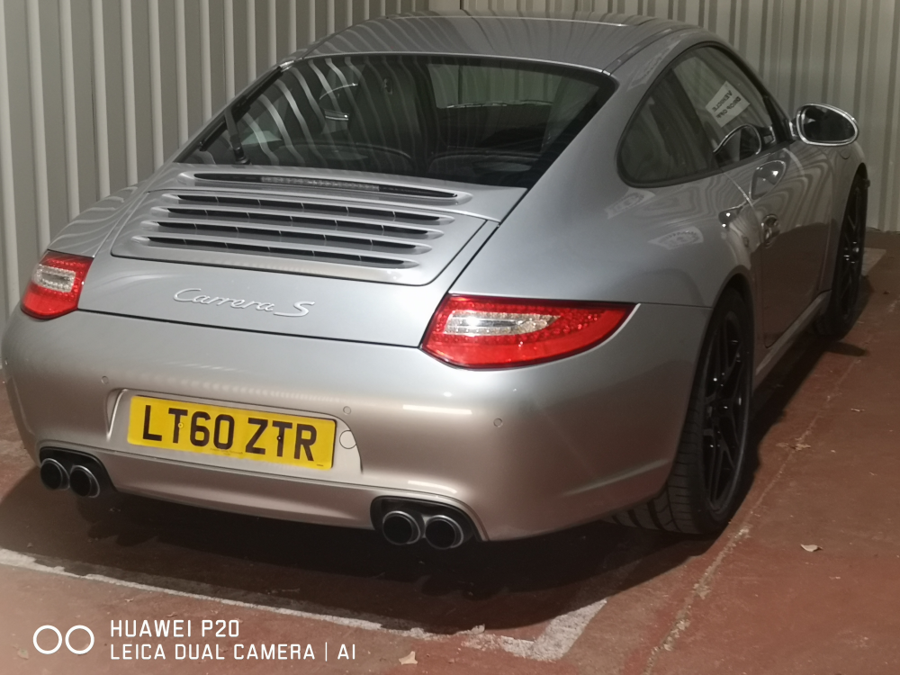 Porsche in dry store