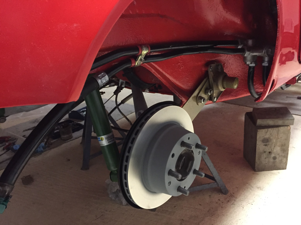 Pors 911 SC rear wheel chassis