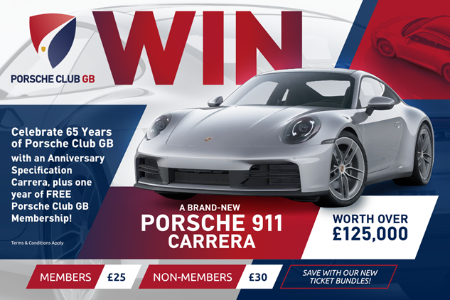 Porsche Club GB 2026 Prize Draw
