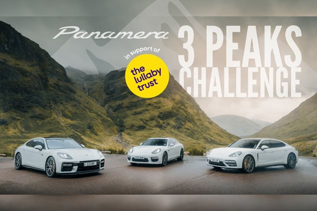Panamera 3 Peaks Challenge in aid of the Lullaby Trust