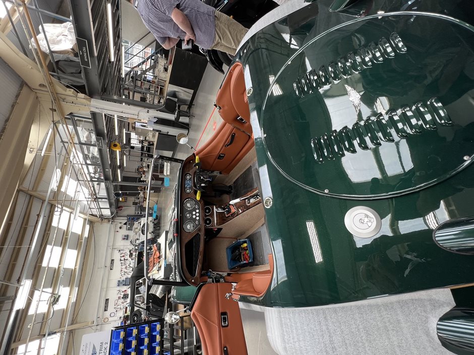 Photo 1 from the 2022 Morgan factory tour gallery
