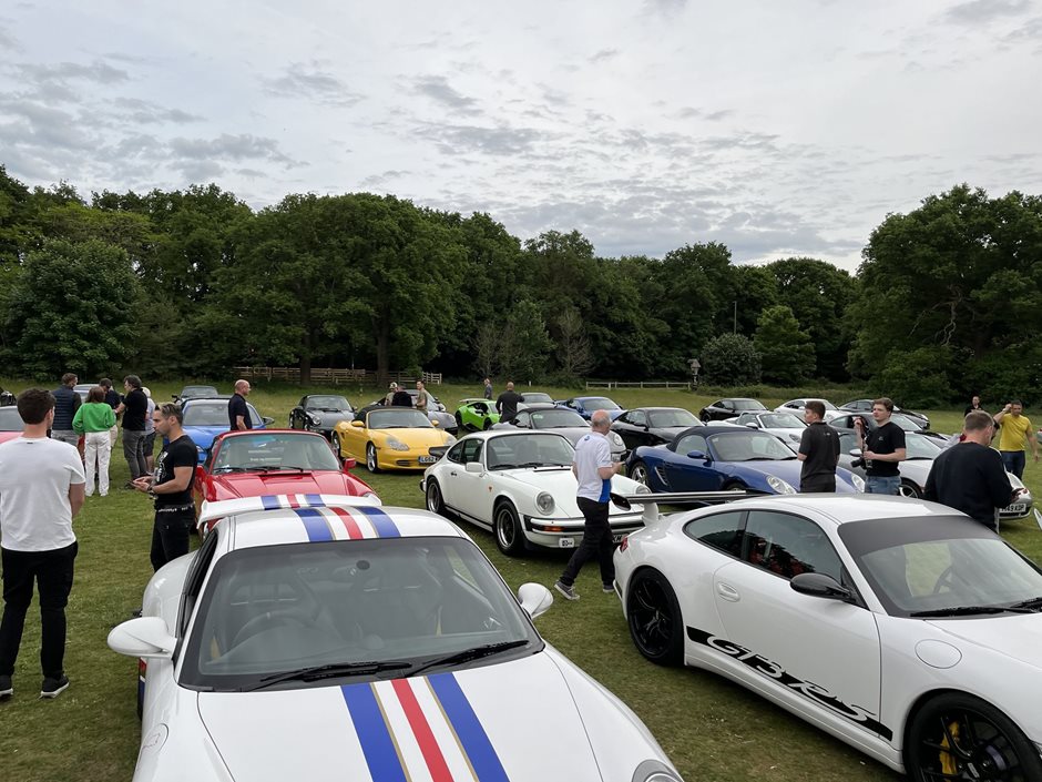 Photo 1 from the 2022 May 18th @Porsche 911UK meet at The Fairmile gallery
