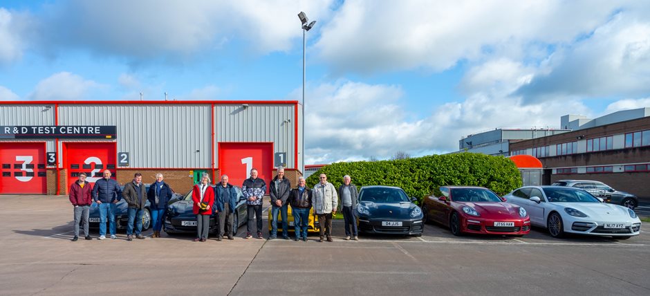 Photo 9 from the Porsche Centre South Lakes / Pirelli Factory Carlisle visit Mar 22 gallery