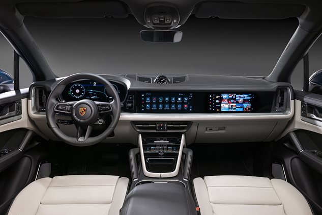 All new interior for the Cayenne