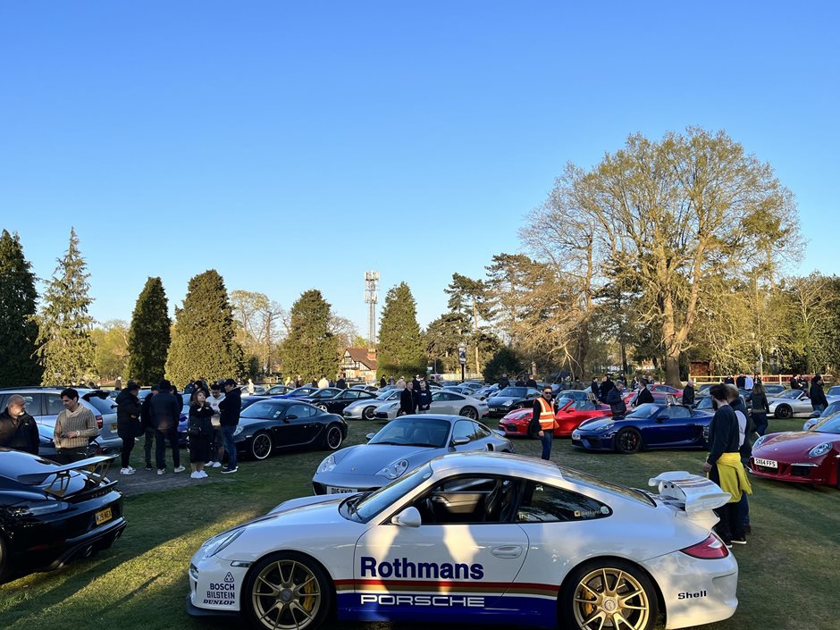 Photo 1 from the 2023 April 19th - @Porsche 911UK meet at The Fairmile gallery