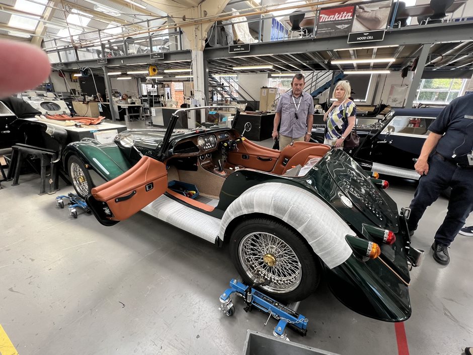Photo 13 from the 2022 Morgan factory tour gallery
