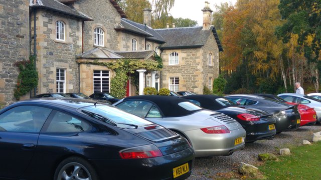 Cars at Coul House