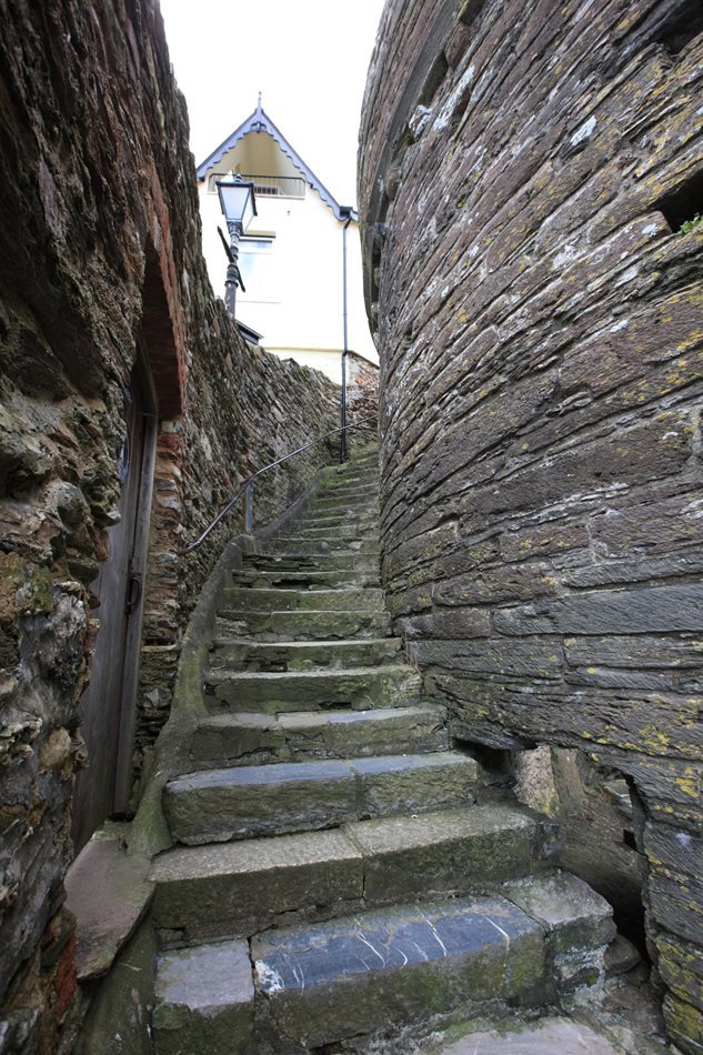 Some old stone steps in Dartmouth