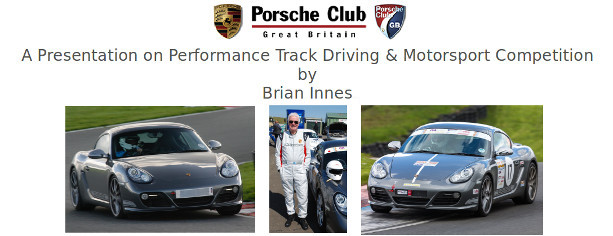 March 5: Motorsport talk at monthly meeting