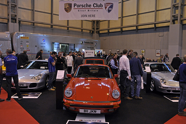Porsche Club GB at the NEC Classic Motor Show