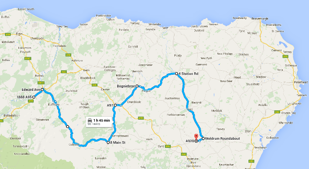May Sunday Run, Lochter to Aberlour