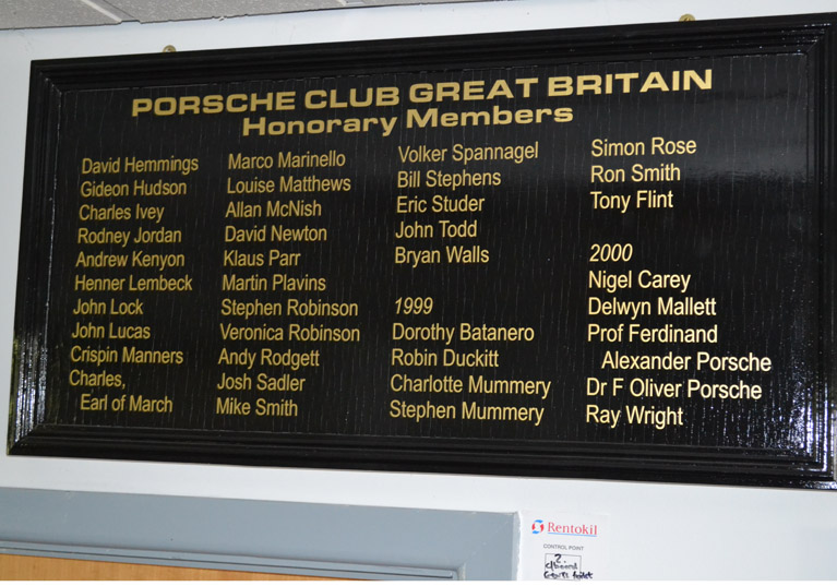 Roll of honour