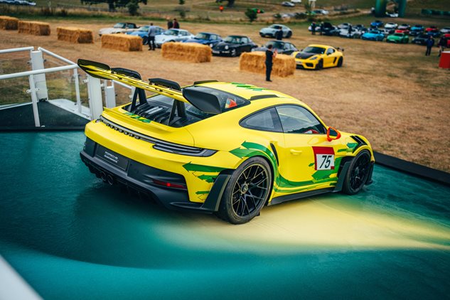 Porsche Club Parking at the Festival of Speed