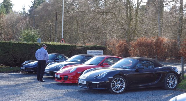 R2 cars at the Dalmore
