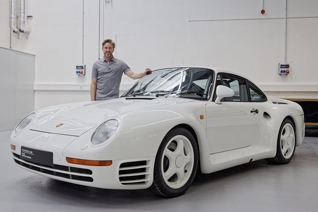 Nick Heidfeld’s 959 S visits Porsche Classic