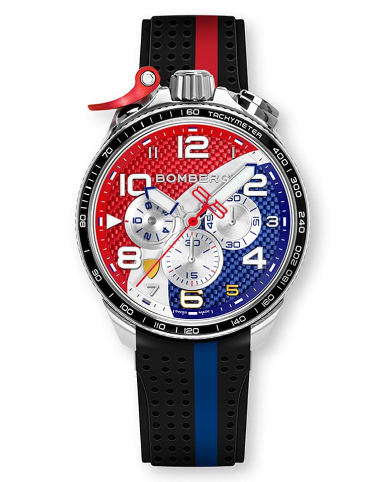 Watch face with black strap