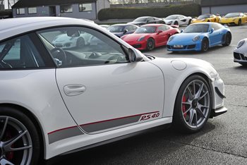 Porsches pour into Collecting Cars Coffee Run 