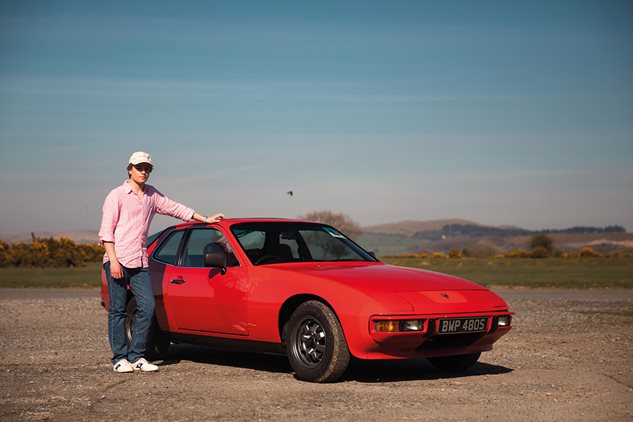 Learning to drive in a Porsche 924