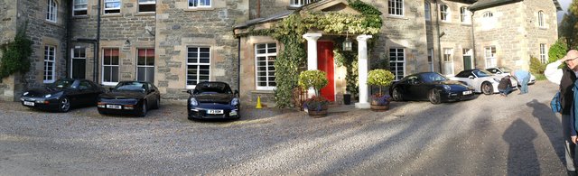 Cars at Coul House