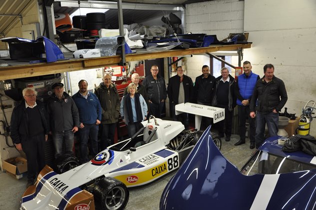 R16 visit to Retro Track & Air in Dursley