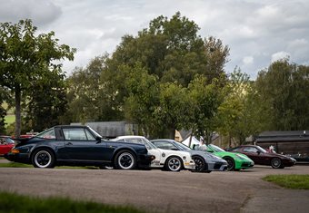 Porsches at Prescott Club Day