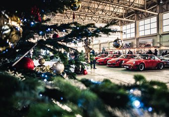 A Porsche Christmas at Bicester