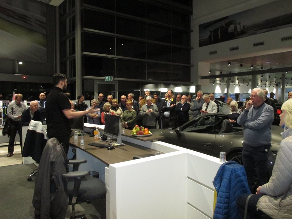 Photo 2 from the R29 2020-03-10 Club Night at Porsche Centre Guildford gallery