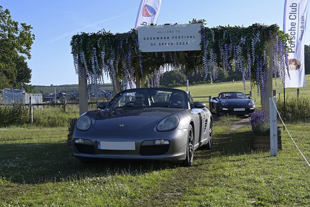 Porsche Club Parking at the Festival of Speed