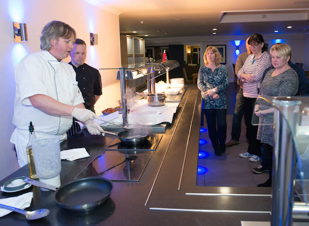 Cooking Demonstration at Hotel Jerbourg