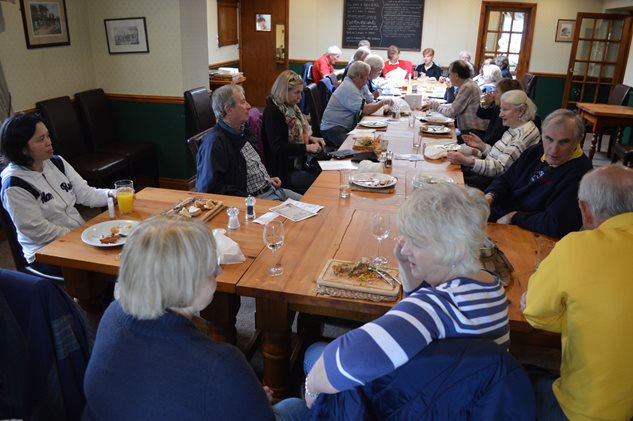 Lunch at the Windwhistle Inn, en-route