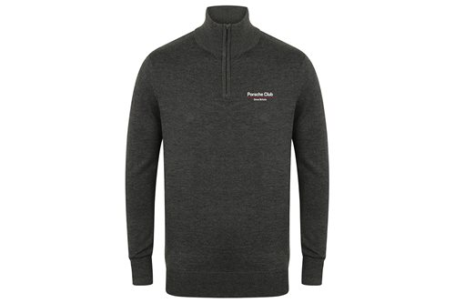 Henbury 1/4 Zip Men's Jumper