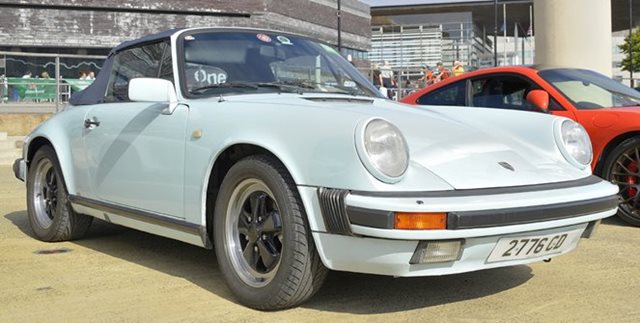 2017 Porsche in the bay