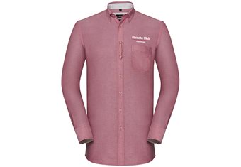 Long Sleeve Tailored Washed Oxford Shirt