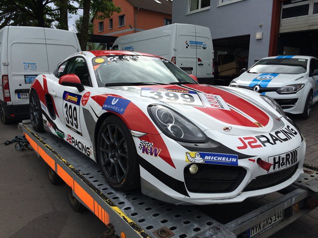 FIA GT4 Race Car with PDK and tuned 3.4L engine 