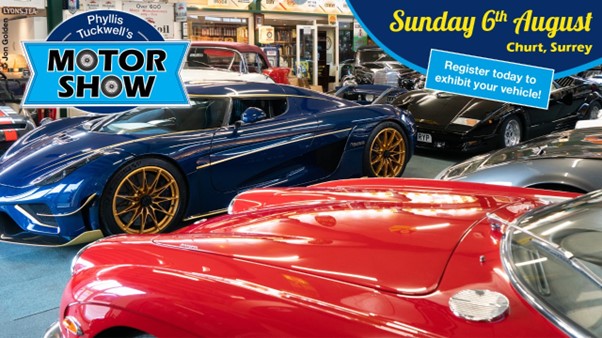 The Phyllis Tuckwell Motor Show | Thames Valley Events August 2023 ...