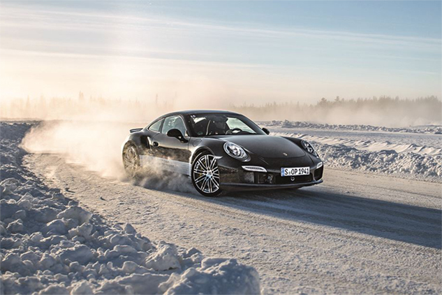 Video: Porsches on ice