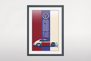 Porsche Club Anniversary Poster