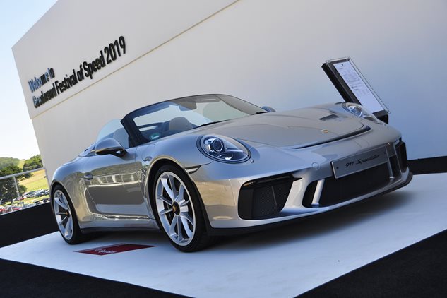 Porsche Club Parking at Festival of Speed