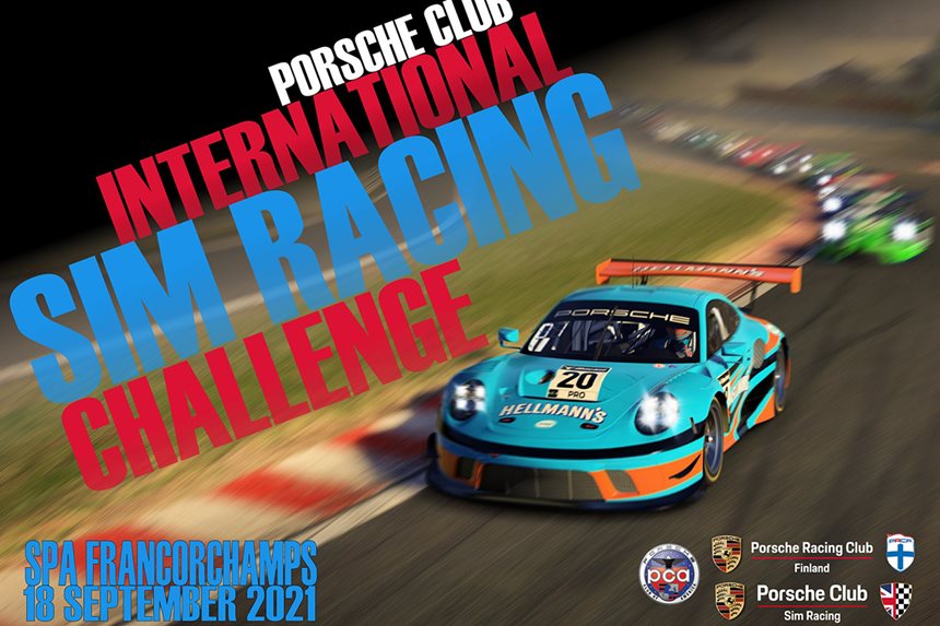The International Sim Racing Challenge - Rd 2 | Porsche Club Events ...